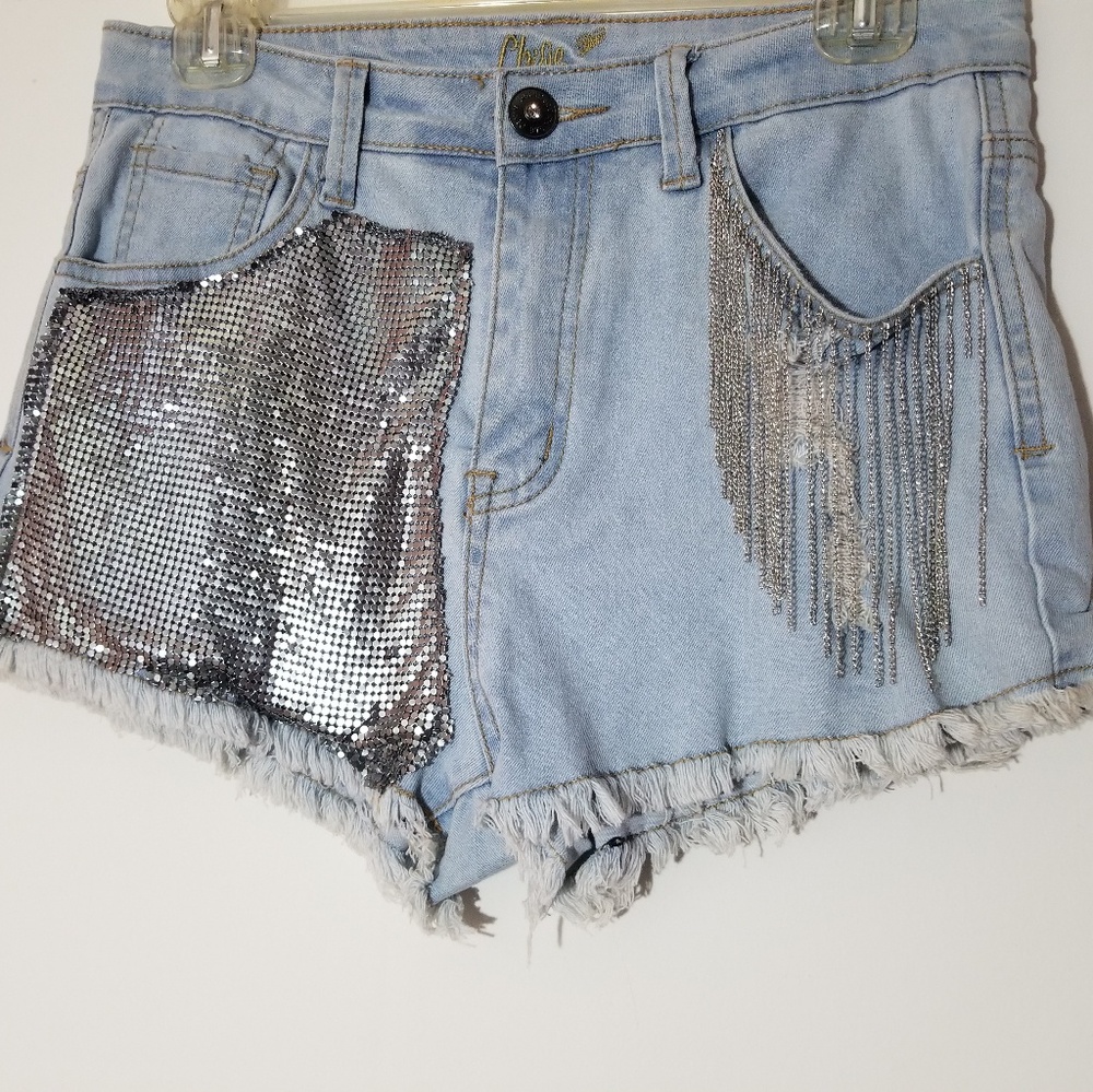 Edgy Distressed Summer Shorts